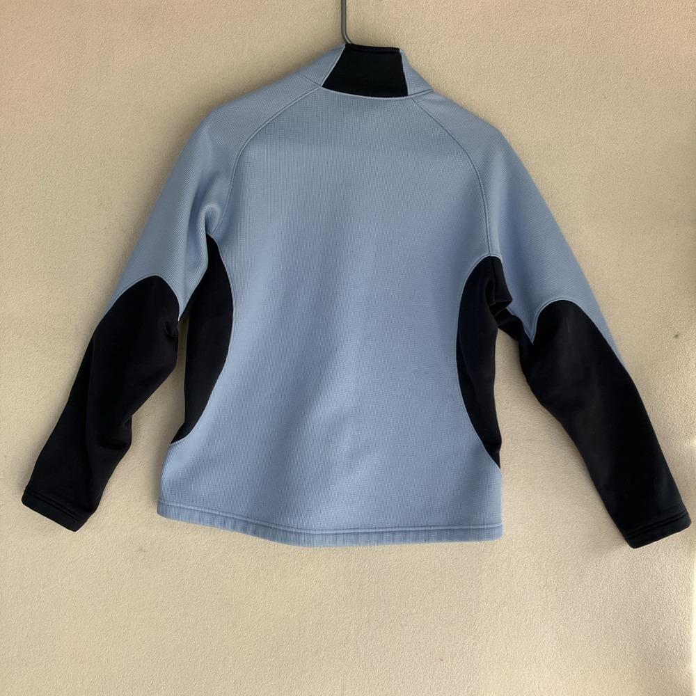 REI Softshell Jacket Women's L Blue Black Full Zip Fleece Lined Pullover - Picture 6 of 6